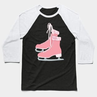 Pink ice skates Baseball T-Shirt